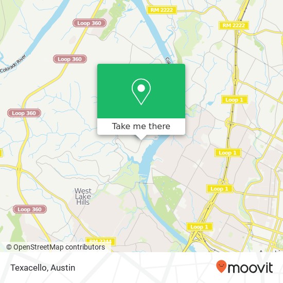 Texacello map