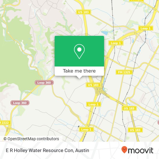 Mapa de E R Holley Water Resource Con