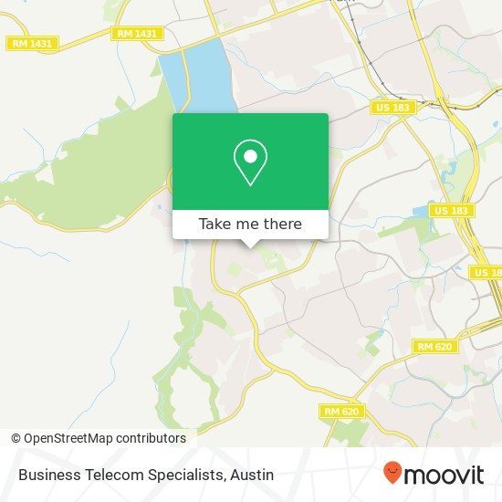 Business Telecom Specialists map