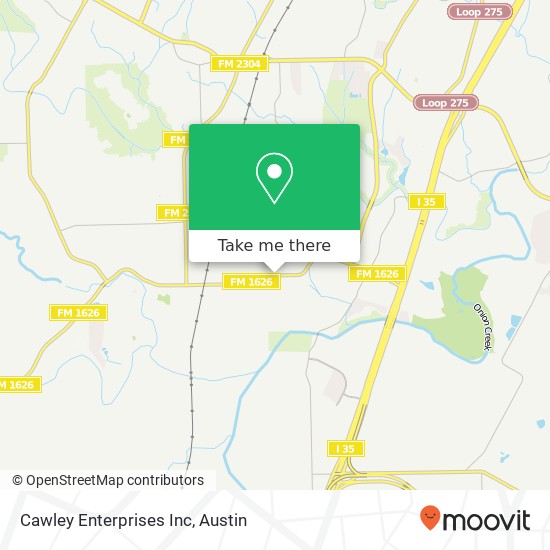Cawley Enterprises Inc map