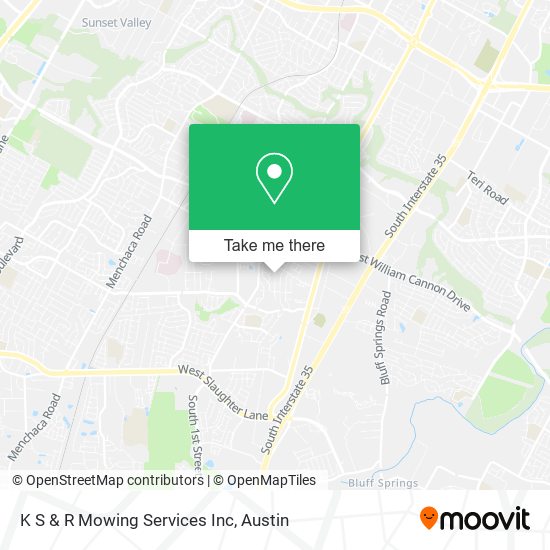 Mapa de K S & R Mowing Services Inc
