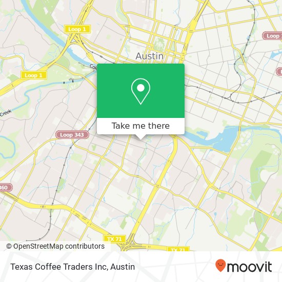 Texas Coffee Traders Inc map