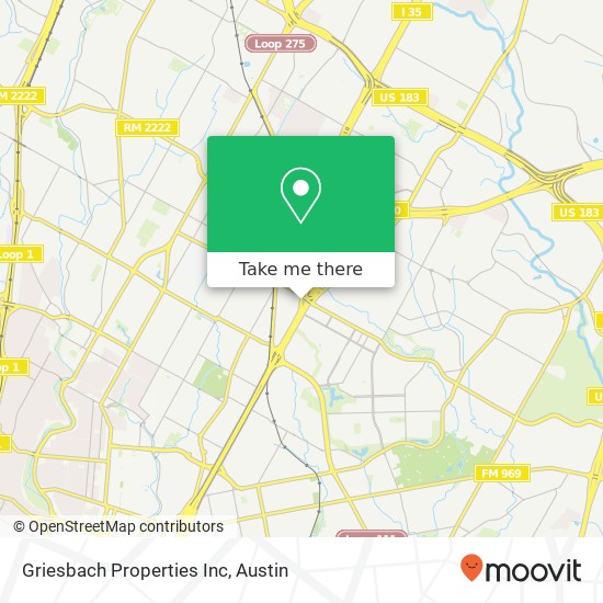 Mapa de Griesbach Properties Inc