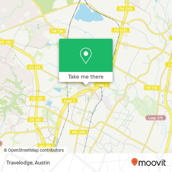 Travelodge map