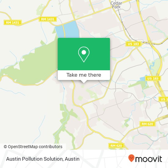 Mapa de Austin Pollution Solution