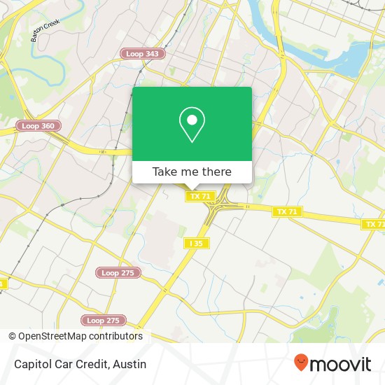 Capitol Car Credit map