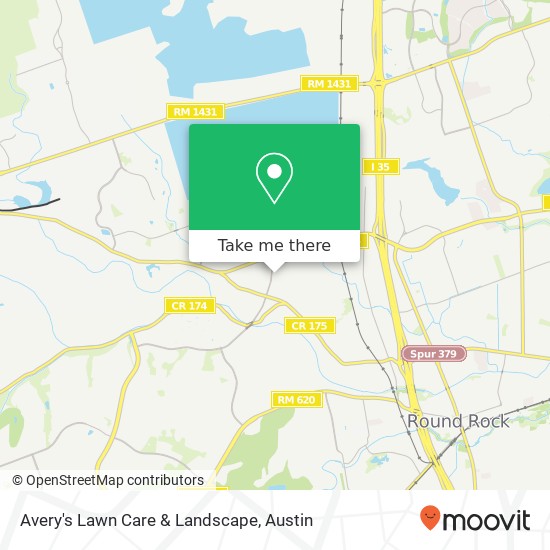 Avery's Lawn Care & Landscape map