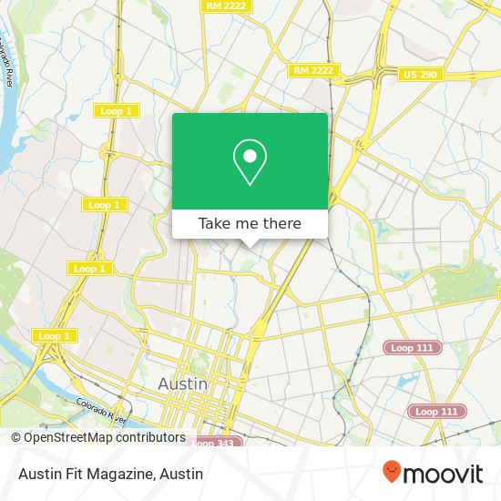 Mapa de Austin Fit Magazine