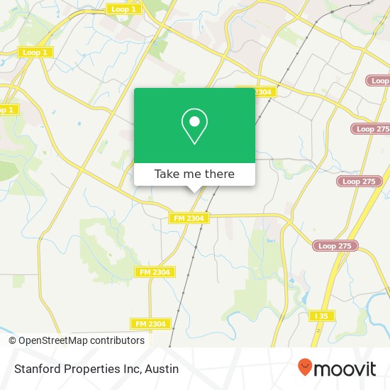 Stanford Properties Inc map