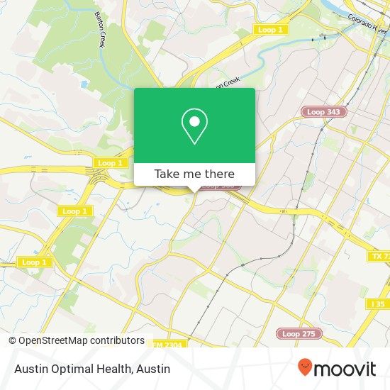 Mapa de Austin Optimal Health