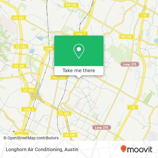 Longhorn Air Conditioning map