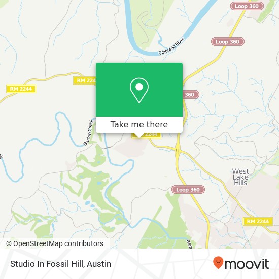 Mapa de Studio In Fossil Hill