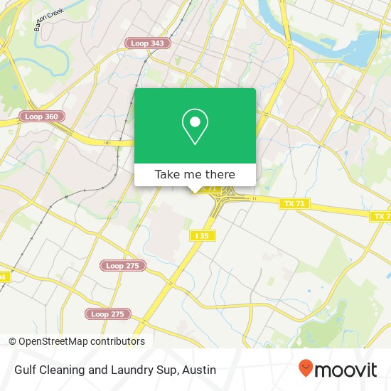 Gulf Cleaning and Laundry Sup map