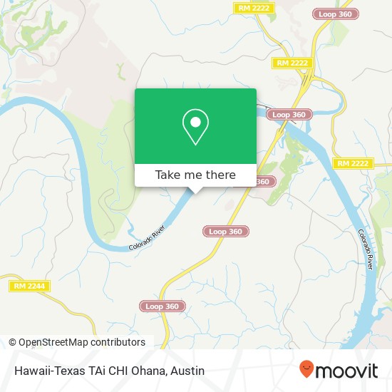 Mapa de Hawaii-Texas TAi CHI Ohana