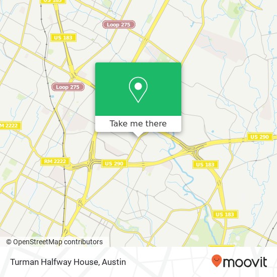 Mapa de Turman Halfway House