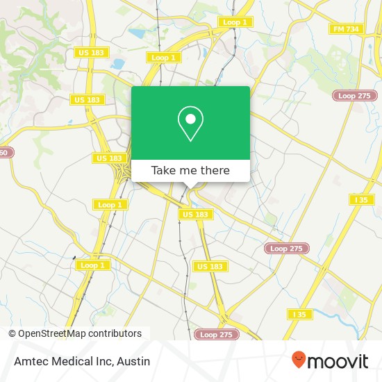 Amtec Medical Inc map