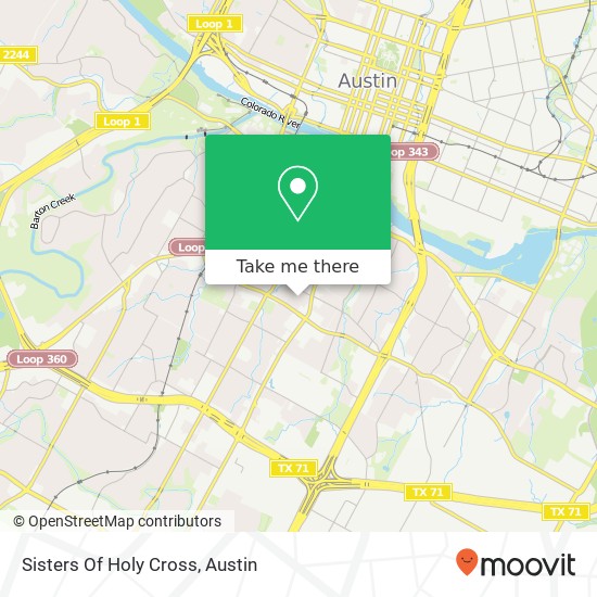 Mapa de Sisters Of Holy Cross
