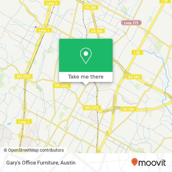 Mapa de Gary's Office Furniture