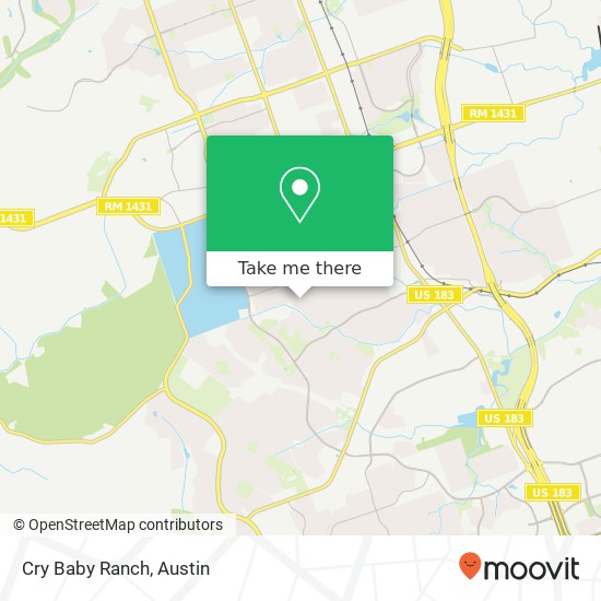 Mapa de Cry Baby Ranch