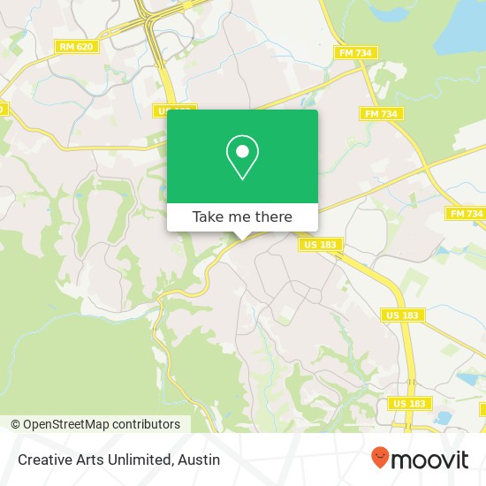 Mapa de Creative Arts Unlimited