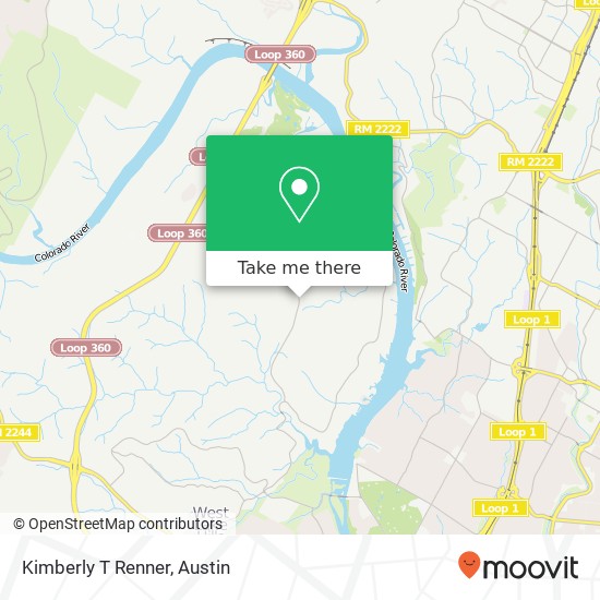Mapa de Kimberly T Renner