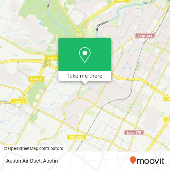 Austin Air Duct map