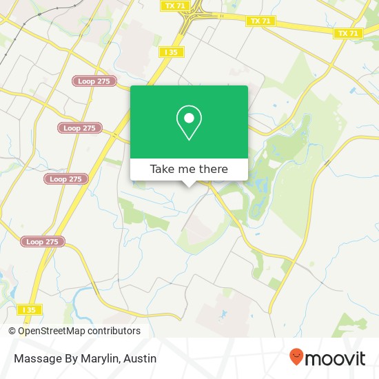 Massage By Marylin map