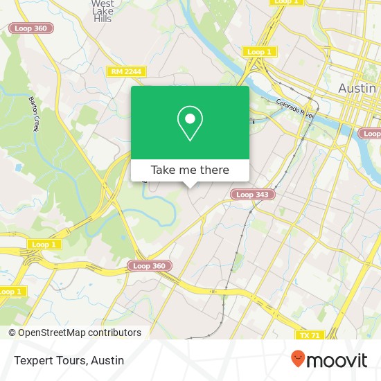 Mapa de Texpert Tours