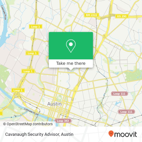 Cavanaugh Security Advisor map