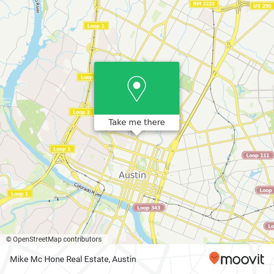 Mike Mc Hone Real Estate map