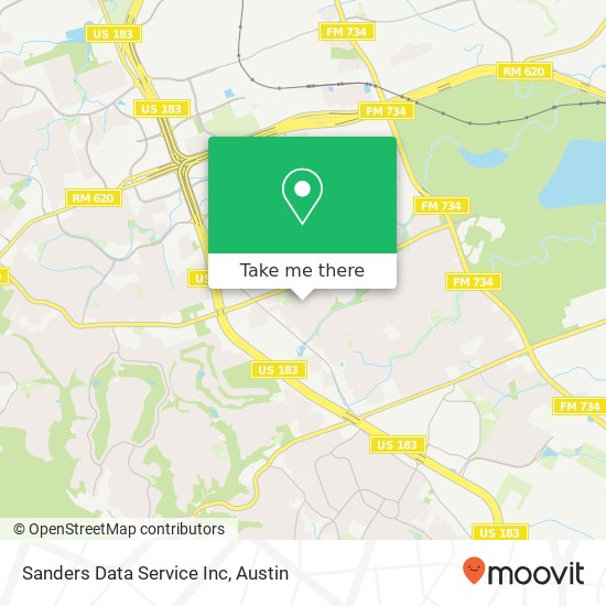 Mapa de Sanders Data Service Inc