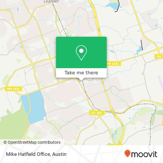 Mike Hatfield Office map