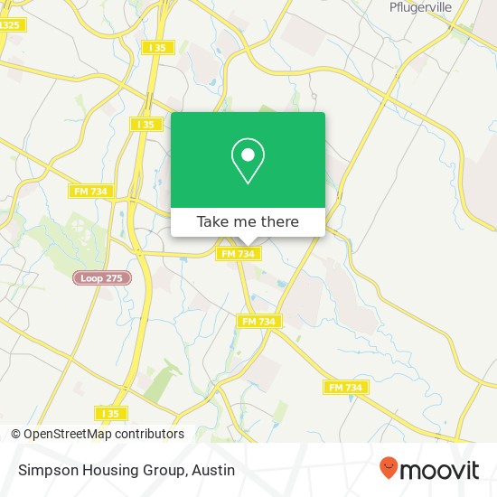 Simpson Housing Group map