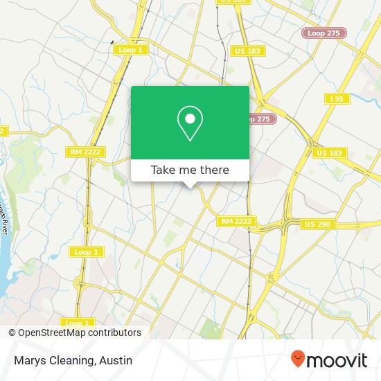 Marys Cleaning map