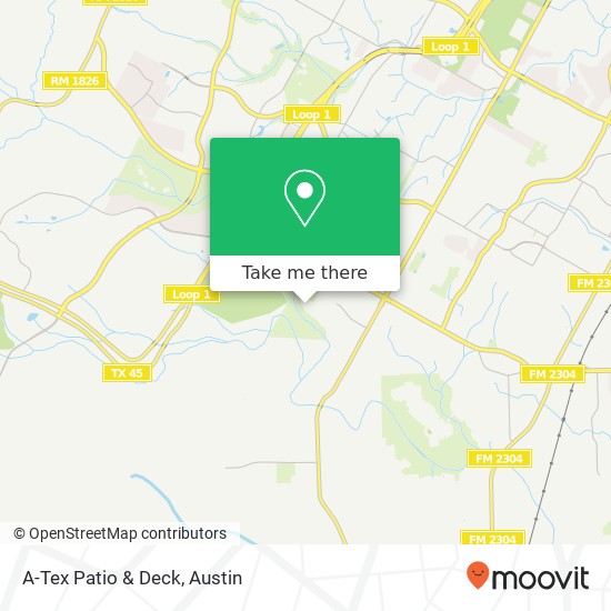 A-Tex Patio & Deck map