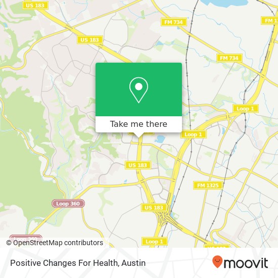 Positive Changes For Health map