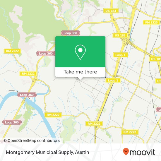 Mapa de Montgomery Municipal Supply