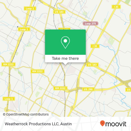 Weatherrock Productions LLC map