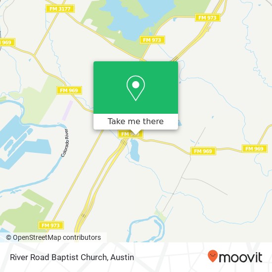 Mapa de River Road Baptist Church