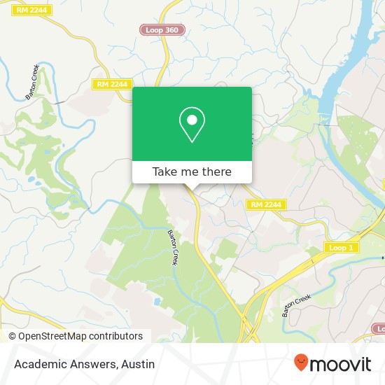 Academic Answers map