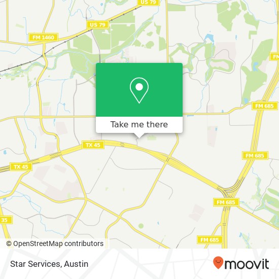 Star Services map