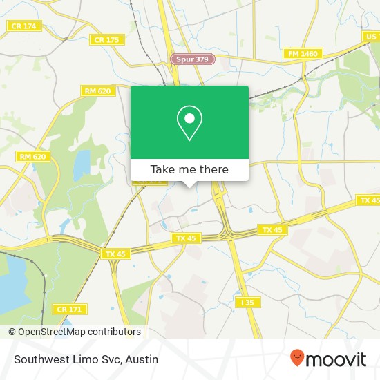 Southwest Limo Svc map