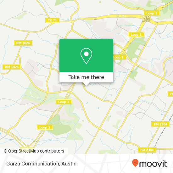 Garza Communication map