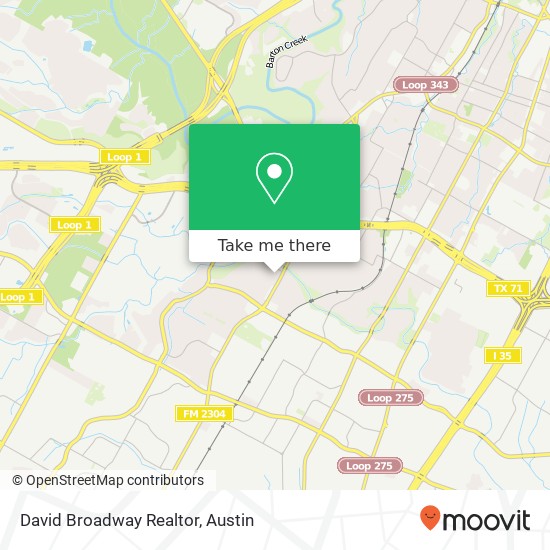 Mapa de David Broadway Realtor