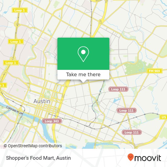 Mapa de Shopper's Food Mart