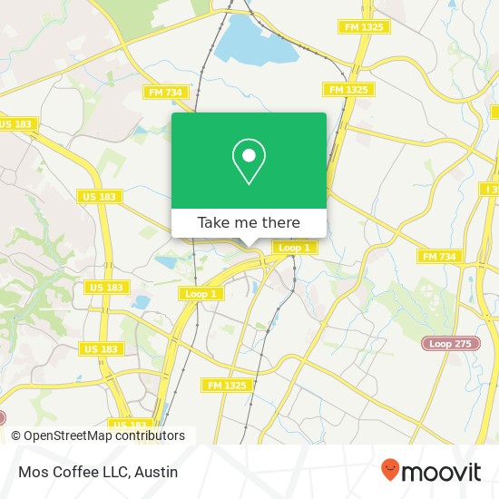 Mapa de Mos Coffee LLC
