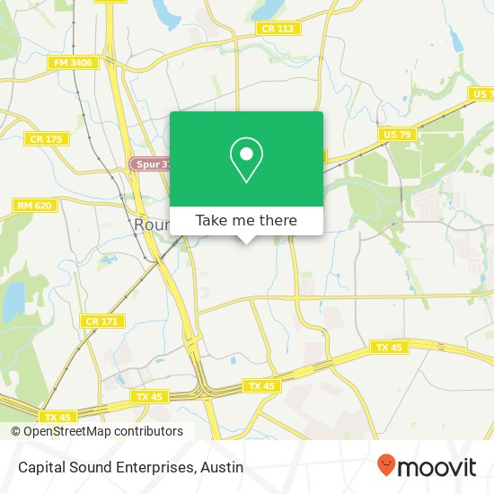 Capital Sound Enterprises map