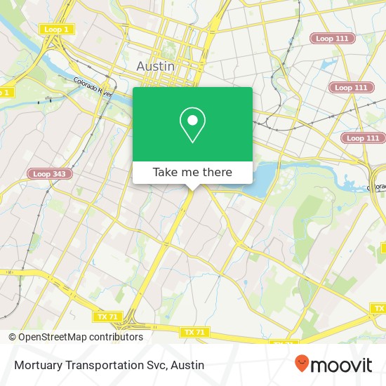 Mortuary Transportation Svc map