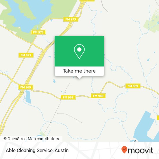 Able Cleaning Service map