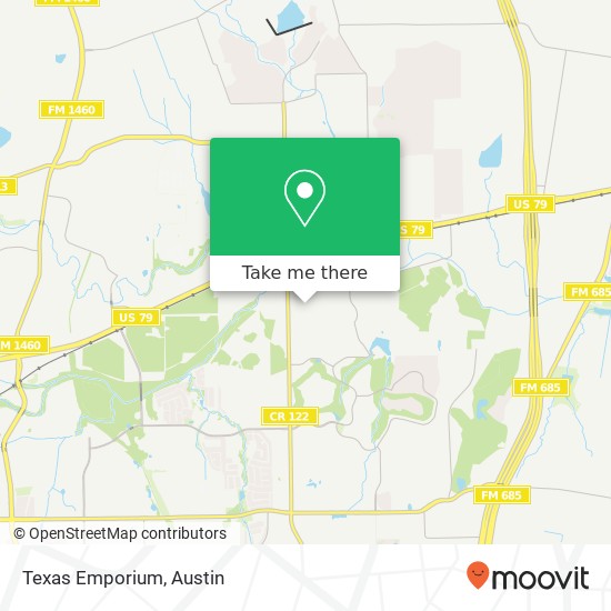 Texas Emporium map